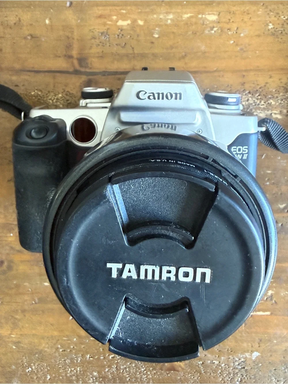 Canon EOS Elan Ii 35mm Film Camera Bundle W/Tamron Zoom Lens, New Battery/ Case